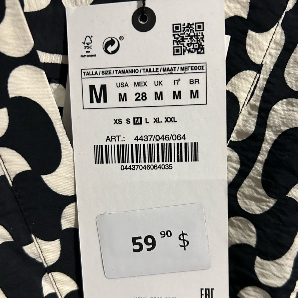 Pattern mini dress - Picture 4 of 5